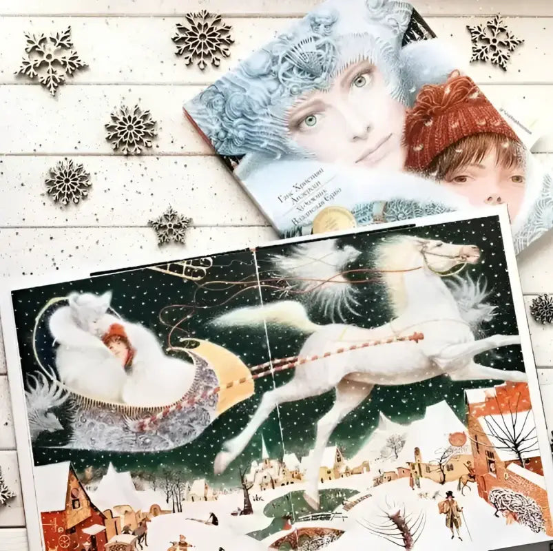 Winter-themed children’s books featuring The Snow Queen by Hans Christian Andersen