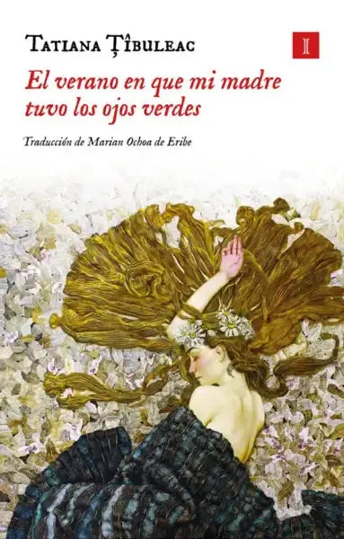 Book cover of The Summer My Mother Had Green Eyes with woman in blue garment