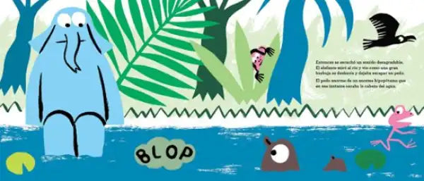 Blue elephant plush toy, The World’s Loudest Fart by Rafael Ordóñez Cuadrado