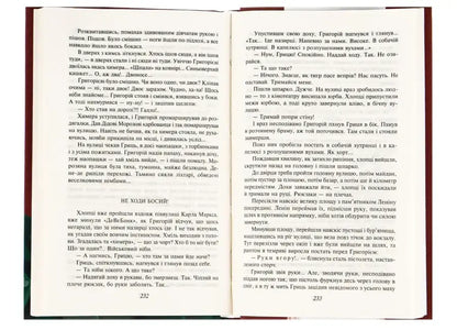Open book pages.