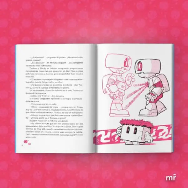 Trolardy 5: Star Team pink robot plush with red accents and secret ingredient