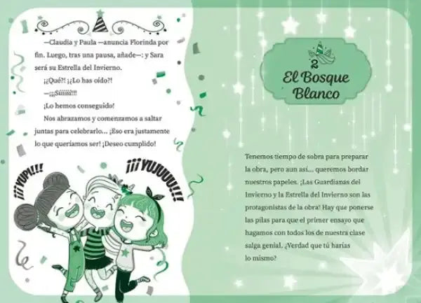 Festive Unicornia 14 page by Ana Punset: Lights, Snow… Action! for young readers